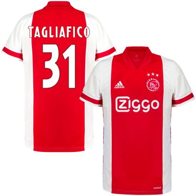 Ajax Shirt Thuis 2020-2021 + Tagliafico 31 (Fan Style)
