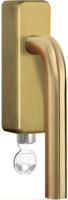 Formani Basics LB3-DKLOCK-O draaikiepgarnituur afsluitbaar - PVD mat goud