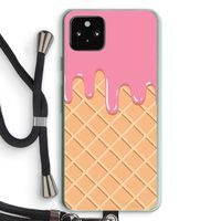 Ice cream: Pixel 5a 5G Transparant Hoesje met koord