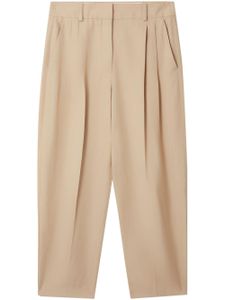 Stella McCartney pantalon de tailleur à design plissé - Tons neutres