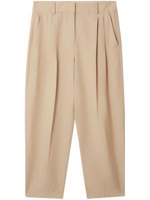 Stella McCartney pantalon de tailleur à design plissé - Tons neutres