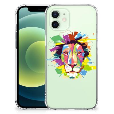 iPhone 12 Mini Stevig | Bumper Hoesje | Lion Color