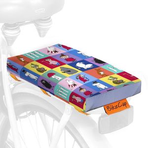 Fietskussen Moomin Checked