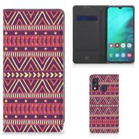 Samsung Galaxy A40 | Hoesje met Magneet | Aztec Paars