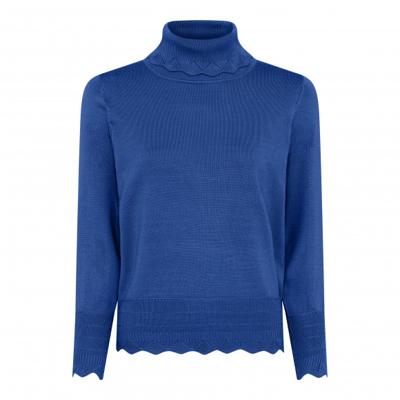 micha - Blauw | Dames | Vest | Blauw | 3XL | regular | Kamst mode