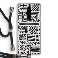 Marrakech print: OnePlus 8 Transparant Hoesje met koord