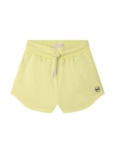 Michael Kors Kids short de sport à plaque logo - Jaune