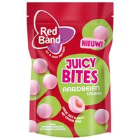 Red Band Red Band - Juicy Bites Strawberry 145 Gram 8 Stuks