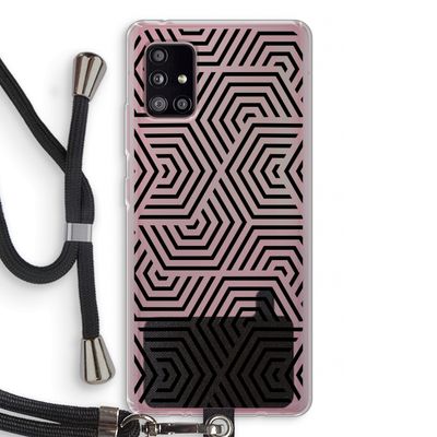 Magic pattern: Samsung Galaxy A51 5G Transparant Hoesje met koord