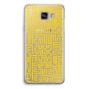 Majorelle Blue Print: Samsung Galaxy A5 (2016) Transparant Hoesje