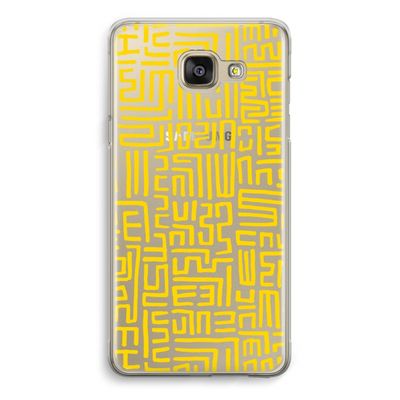 Majorelle Blue Print: Samsung Galaxy A5 (2016) Transparant Hoesje