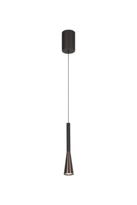 Lucide JOAKIM - Hanglamp - Ø 7,7 cm - LED Dimb. - CCT - 1x7W 2700K/4000K - Koffie | Premium