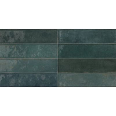 Wandtegel Mykonos Mallorca 7.5x30 cm Blue (doosinhoud 0.5m2)