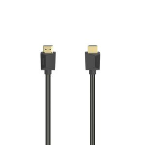 Hama 00200704 HDMI-kabel HDMI Aansluitkabel HDMI-A-stekker, HDMI-A-stekker 5.00 m Zwart