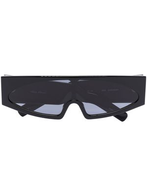 Rick Owens lunettes de soleil Tecuatl à monture rectangulaire - Noir