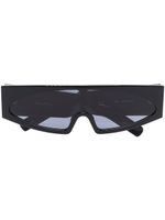 Rick Owens lunettes de soleil Tecuatl à monture rectangulaire - Noir