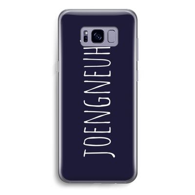 Joengneuh!: Samsung Galaxy S8 Transparant Hoesje