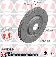 Remschijf COAT Z 400553320