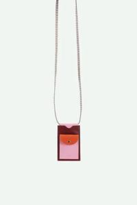phone pouch | il sole | coloré | cherry red + dolce pink + arancia orange