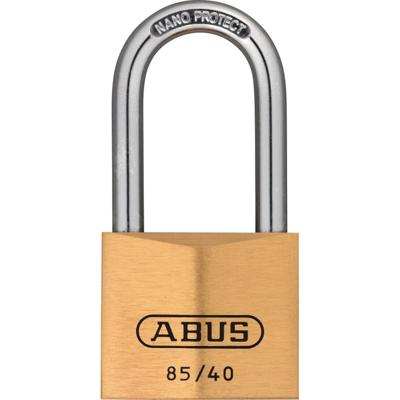 ABUS cilinder hangslot - 85/40HB40 - hoge beugel 40 mm - gelijksluitend op nr. KA0709