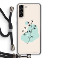 Love your petals: Samsung Galaxy S21 Plus Transparant Hoesje met koord