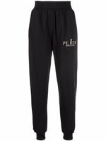 Philipp Plein pantalon de jogging à logo Iconic - Noir - thumbnail