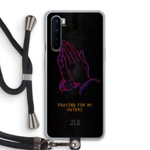 Praying For My Haters: OnePlus Nord Transparant Hoesje met koord