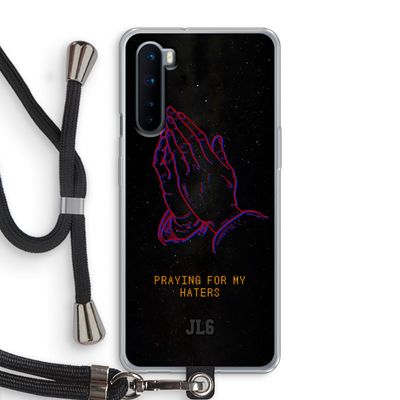 Praying For My Haters: OnePlus Nord Transparant Hoesje met koord
