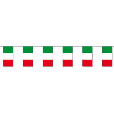 Slinger Italie - 400 cm - papier - vlag - landen thema - Italiaanse vlag