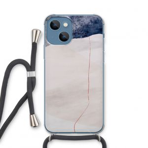 Stone White: iPhone 13 mini Transparant Hoesje met koord