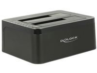 DeLOCK 62661 HDD dockingstation voor 2x 2,5 of 3,5 HDDs via USB3.0