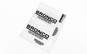 RC4WD Body Decals for Traxxas TRX-4 '79 Bronco Ranger XLT (Style A) (VVV-C0492)