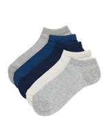 HEMA Heren Sokken Met Katoen Mesh - 5 Paar Donkerblauw (donkerblauw)