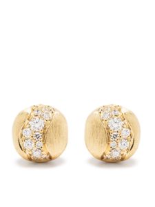 Marco Bicego puces d'oreilles en or 18ct pavées de diamants