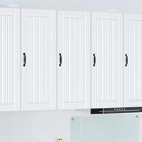 Keukenkast Wit 40 x 31 x 100 cm Bewerkt hout