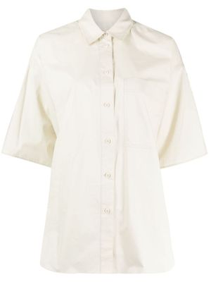 Lee Mathews Katoenen blouse - Beige