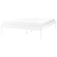 Beliani - VAURS - Tweepersoonsbed - Wit - 140 x 200 cm - Staal