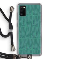Swirls: Samsung Galaxy A41 Transparant Hoesje met koord
