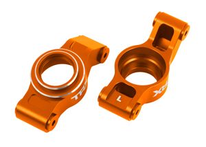 Traxxas - Carriers, stub axle (orange-anodized 6061-T6 aluminum) (left & right) (TRX-7852-ORNG)