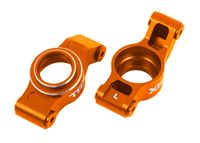 Traxxas - Carriers, stub axle (orange-anodized 6061-T6 aluminum) (left & right) (TRX-7852-ORNG)
