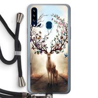 Seasons Change: Samsung Galaxy A20s Transparant Hoesje met koord