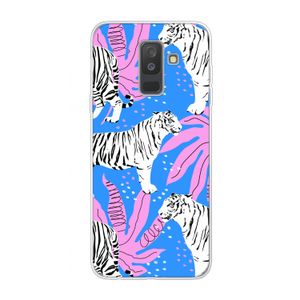 Tijger: Samsung Galaxy A6 Plus (2018) Transparant Hoesje