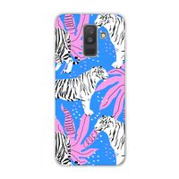Tijger: Samsung Galaxy A6 Plus (2018) Transparant Hoesje Tijger: Samsung Galaxy A6 Plus (2018) Transparant Hoesje