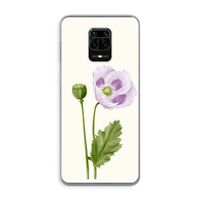 Purple poppy: Xiaomi Redmi Note 9 Pro Transparant Hoesje