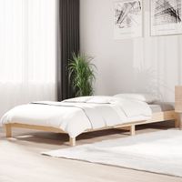 Bed stapelbaar 90x190 cm massief grenenhout - thumbnail