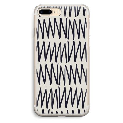 Marrakech Zigzag: iPhone 7 Plus Transparant Hoesje