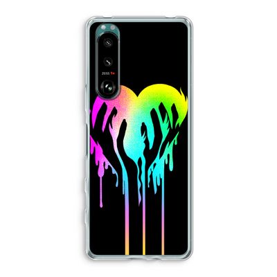 Hold My Heart: Sony Xperia 5 III Transparant Hoesje