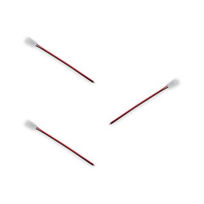 3x Aansluitstuk met kabel 15 cm soldeervrij