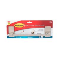 Handdoekrek met stang Command 29,9 x 7,7 x 4,7 cm Metaal