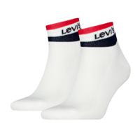 Levis 2 stuks Mid Cut Stripe Socks - thumbnail